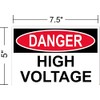 Danger High Voltage - I Make Decals®, Safety Decal Sticker