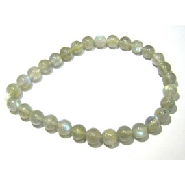 CRYSTALMIRACLE Labradorite 7mm Gemstone Beaded stretch Bracelet Crystal Healing Energy Gift fashion accessory