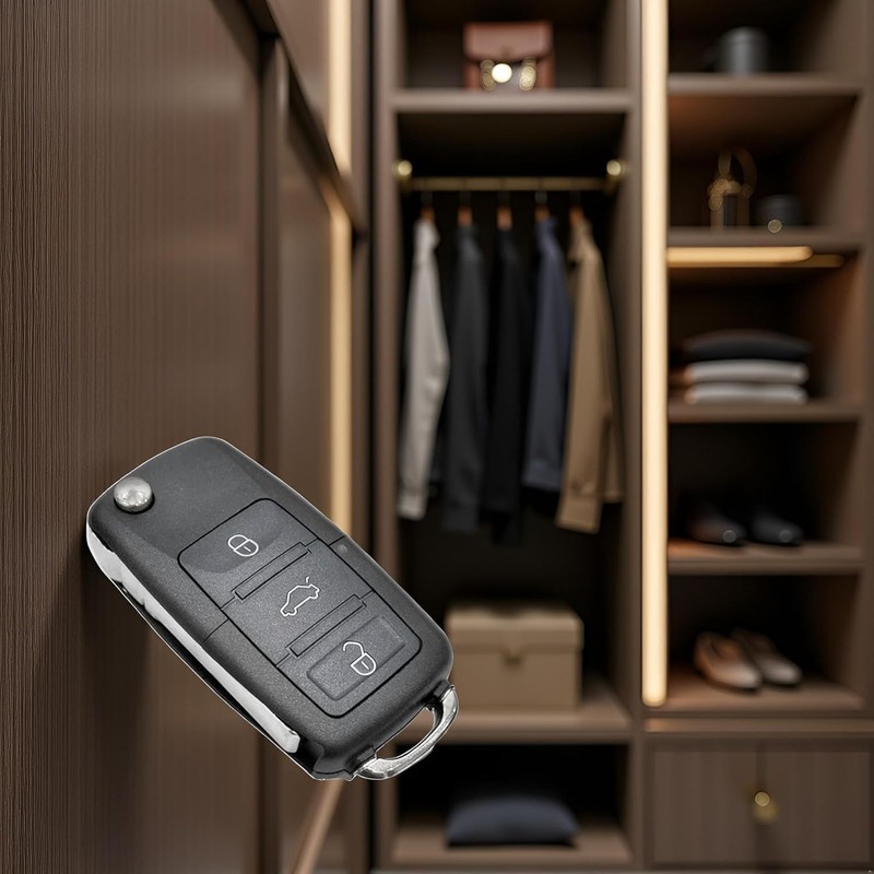 Black Fake Car For Key Storage Box Hide Secret Compartment