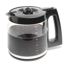 12-Cup Replacement Glass Carafe Pot Compatible with Hamilton Coffee Maker Models 46310, 49976, 49966, 49350, 49957, 49954, 49933, 49980A, 49980Z, 49983, 49618, 46300, 49950