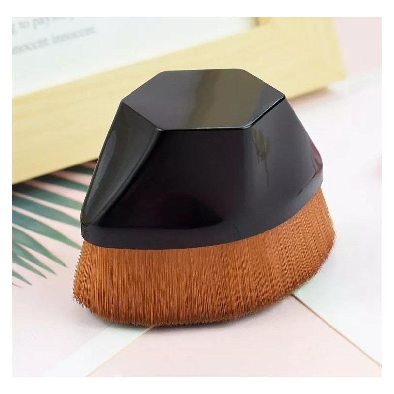 Direcksmart Nueva Brocha Pétalo Mágic Para Base De Polvos Portátil