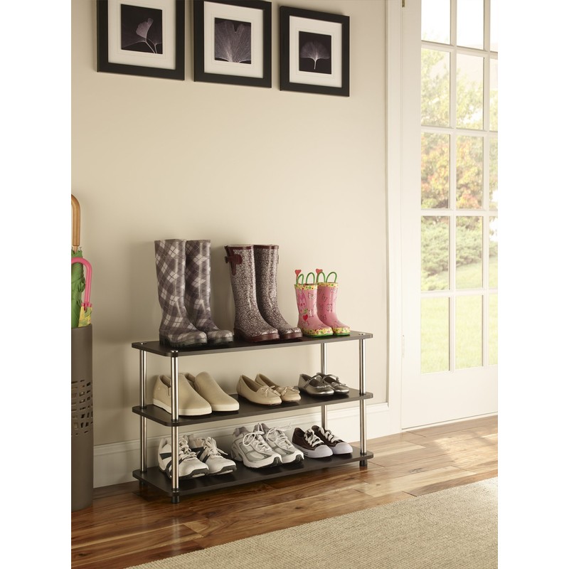 ClosetMaid 3-Tier Shelf Organizer Unit for Shoes, Accessories, Hats, Purses,