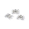 BeeSpring 10pcs 3D Spider with Rhinestones Nail Art Glitters DIY