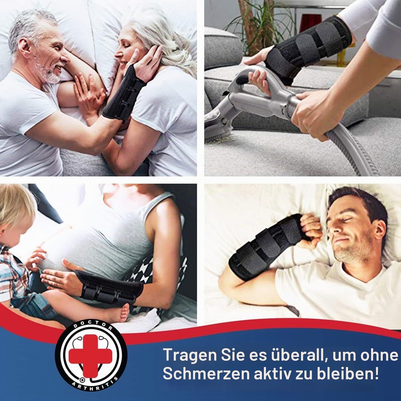 Dr. Arthritis Doctors Designed Adjustable Wrist Support / Wrist Splint,
