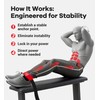 Nordic Hamstring Curl Gym Seatbelt – Adjustable 5.6FT Safety Strap