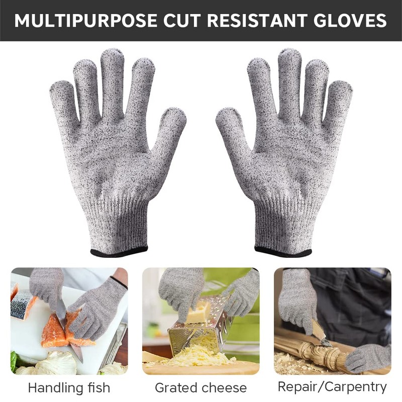 8PCS Fish Scaler Remover, Stainless Steel Fish Scaler with Gloves,