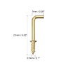 sourcing map Screw Hooks Ceiling Hooks Self-Tapping Screw Holder with