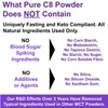 C8 MCT Powder, 4 x Ketones vs Other MCTs, 0