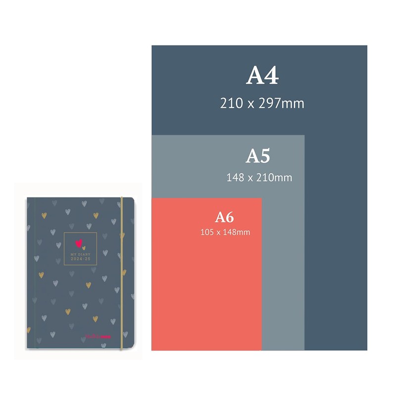 Matilda Moo 2024-2025 Academic Diary - A6 Size - Day