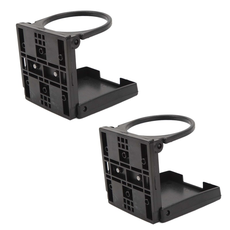 2 Pcs Folding Cup Holder 73mm Compact Space Saving Foldable