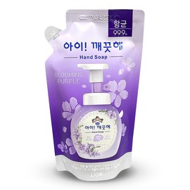 Lion Korea I Clean Blooming Purple Handwash Refill 200ml