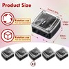 JJUNW 5 Pack Make Up Pencil Sharpener, Plastic Lip Liner