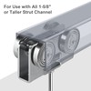 Trolley Assembly,Upgraded Load and Stable 4 Wheel Light Duty for