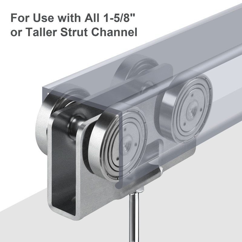 Trolley Assembly,Upgraded Load and Stable 4 Wheel Light Duty for