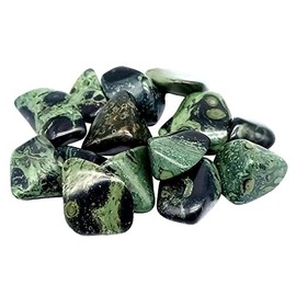 CRIGEMA – Pack of 5 Tumbled Stones Cut Natural Stone for Healing Stone, Reiki and Meditation, 20-25 mm (DIASPRO KAMBABA)