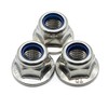 Hippo Hardware M6 (6mm) Nyloc Nuts A2 Stainless Steel Nylon