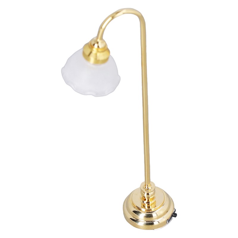 Miniature Dollhouse Floor Lamp 1/12 Scale Miniature Furniture for Dollhouse