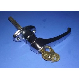 JEEP LOCKING DOOR HANDLE OUTER WITH KEYS >  CJ5 CJ6 & CONST. EQUIP. > OEM NOS