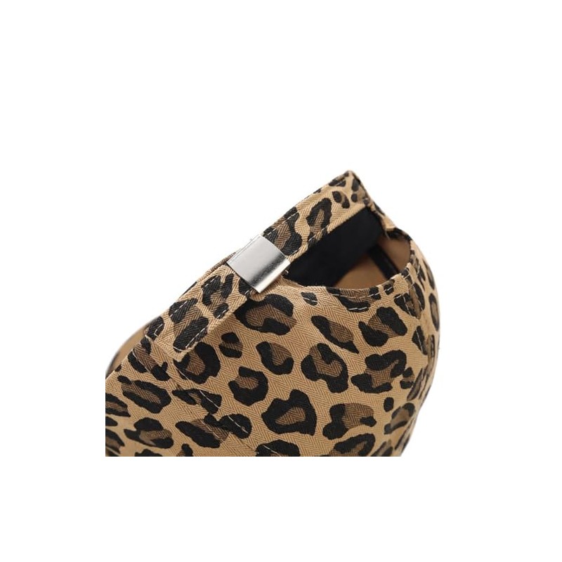 GSHLLO Adjustable Leopard Baseball Cap Retro Sports Ball Hat Low
