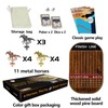 Jyquorp Horse Race Board Game Racing Game Thickened Solid Wood