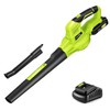 SnapFresh Cordless Leaf Blower - 20V Electric Leaf Blower with
