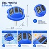 Solar Floating Pool Thermometer for Spas & Ponds – Dual