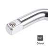 uxcell 1/2" Drive Socket Breaker L Shape Extension Bar Wrench,