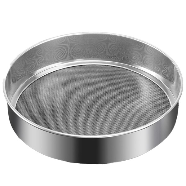 HQILRRA Fine Mesh Flour Sieve Handheld Sieve 6yin'cun, Frosting Flour
