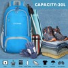 ZOMAKE Foldable Backpack - Lightweight Folding Backpacks 30L, Packable Hiking