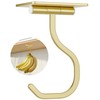 bussdis Banana Hook Under Cabinet - Adhesive Banana Hanger Under