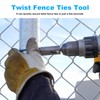Fence Wire Twisting Tool For 9 Gauge Wire - Easy