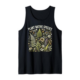 Protect Pollinators Sunflower Bee Butterfly Insect Lover Tank Top
