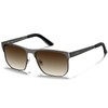 CARFIA Square Driving Polarized Sunglasses for Men Spring Hinge Eyewear