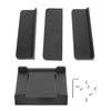 Vertical Laptop Stand Holder Adjustable Width Dual Slots Laptop Holder