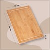 GRANA HOME CHOPPY Robust Bamboo Chopping Board with Juice Groove