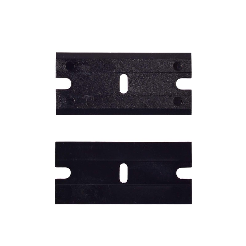 200pcs Plastic Razor Blades, Non-scratch Double Edged, for 1.5-inch Universal