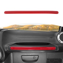 RT-TCZ for Jeep JK Red Co Pilot Grab Handle Trim Cover for Jeep Wrangler JK JKU 2011-2017 Red Interior Accessories
