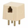 AT&T Telephone 4 Prong to Modular Adapter RJ-11 for Standard Vintage or Rotary PHONE