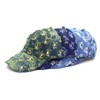 WHITE FANG CA320 Denim Cap, Hat, Stylish, Leopard Pattern, Casual,