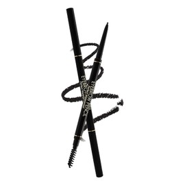 FÓLKI COSMETIC-Eyebrow Retractable Definer Pencil, Micro Brow Pencil, Precise Eyebrow Pencil,Long Lasting Eye Brow Pencil for Soft Textured Natural Daily Look Eyebrow Makeup (01#Soft Black)