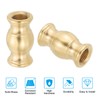 PATIKIL Lamp Solid Brass Spindle, 3 Pack M10 Fine Threaded