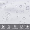 Furlinic Shower Curtain, Bathroom Curtain For The Bathtub, Textile Bath