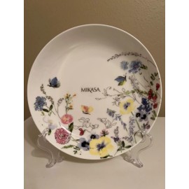 Mikasa JOLIE Floral Bone China 8.5” Pasta Dinner Bowls Set of 4 NEW