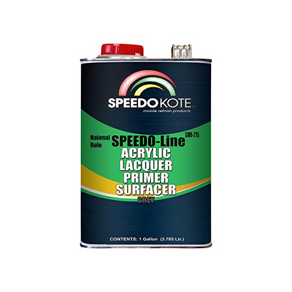 Speedokote SMR-275 - High Build Acrylic Lacquer Primer Gray Gallon,