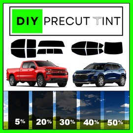DIY PreCut Premium Ceramic Window Tint 2000-2025 Chevy Trailblazer All Windows