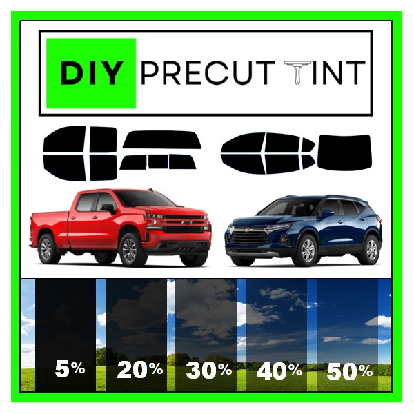 DIY PreCut Premium Ceramic Window Tint 2000-2025 Chevy Trailblazer All