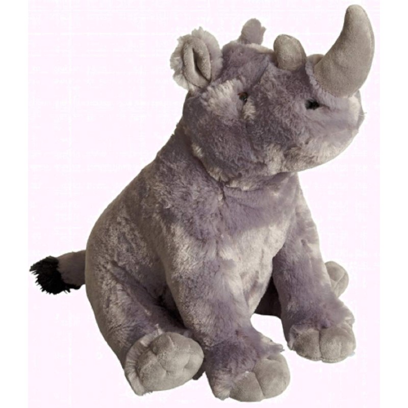 Ravensden Soft Plush Rhino Sitting 28cm