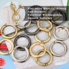 Hysagtek Spring O Rings, 16 Pcs Round Spring Snap Clip