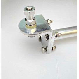 Workman Outback Type Mount for CB Radio Antenna with SO239 Stud. 3/8" x 24 Threads