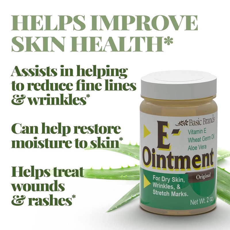 Basic Brands - Vitamin E Ointment - 2oz - Moisture